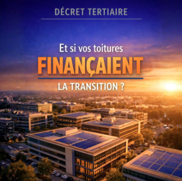 Visuel CIM'ER Conseil sur le décret tertiaire et la valorisation des toitures